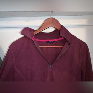 Lands End fleece pullover